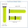 Neon Lime Silicone Apple Watch Band