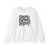 Dream Empower Influence Crewneck Sweatshirt, Cozy Motivational Sweater, Affirmation Gift for Her or Him, Dream Empower Influence, Casual Everyday Wear, [...]