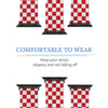 Red & White Checkered Silicone Apple Watch Band
