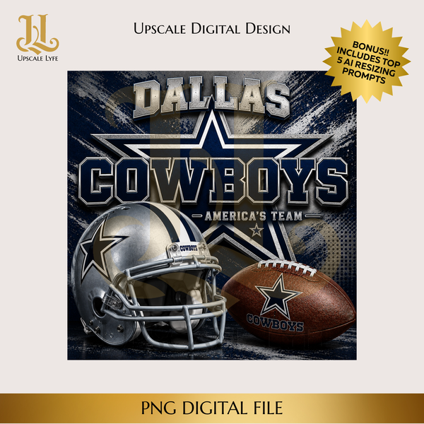Cowboys Digital Download PNG Instant Digital Only File