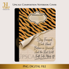 Tiger Template Digital Download PNG Instant Digital Only File
