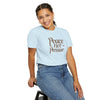 Peace Not Pressure T-Shirt, Cozy Casual Tee, Unisex Relaxed Fit, Mindfulness Gift, Stress Relief Apparel, Everyday Wear