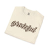 Grateful Unisex Softstyle T-Shirt - Perfect for Thanksgiving, Casual Wear, Gifts, Cozy Vibes, Everyday Comfort