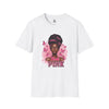 Breast Cancer Awareness Empowerment T-Shirt - Think Pink Design, Inspirational Apparel, Feminine Fashion, Gift for Her, Casual Wear, Everyday Motivational Tee