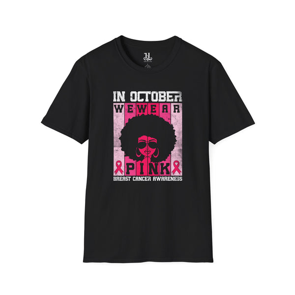 Breast Cancer Awareness T-Shirt, Unisex Softstyle Tee, October Awareness Shirt, Pink Ribbon Tee, Supportive Gift for Her, Comfortable [...]