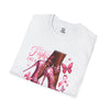 Fight Like A Queen, Sparkly High Heel Queen T-Shirt, Empowerment Tee, Fight Like a Queen Shirt, Gift for Her, Feminist Apparel, Pink High Heels Shirt