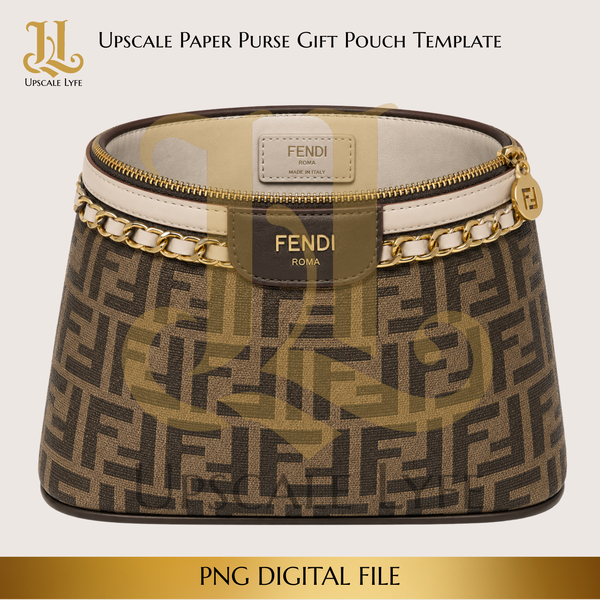 Paper Purse Template Digital Download PNG Instant Digital Only File