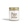 Peace Not Pressure Scented Candles with Peaceful Vibes, Relaxation, Gifts for Self-Care, Home Decor, Aromatherapy Essentials, Coconut Apricot Wax