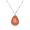 Upscale Lyfe Oval Necklace - Orange