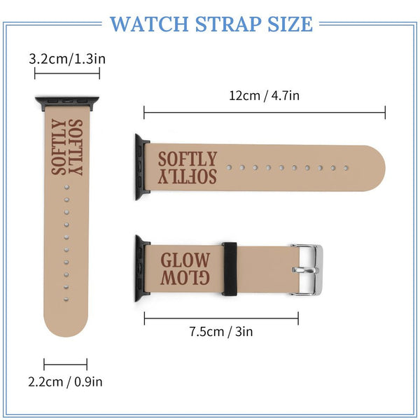Starlight Glow Softly Silicone Apple Watch Band
