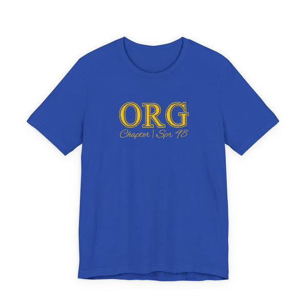 Sorority Symbols, Chapter, Semester & Initiation Year Personalized Embroidered Tee