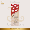 Elephant Bookmark Template Digital Download PNG Instant Digital Only File