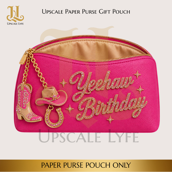 Yeehaw Birthday Flat or Standing Paper Purse Gift Greeting™