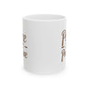 Peace Not Pressure Ceramic Mug - Inspirational Coffee Cup, Unique Gift for Tea Lovers, Spiritual Morning Mug, Motivational Kitchen Decor