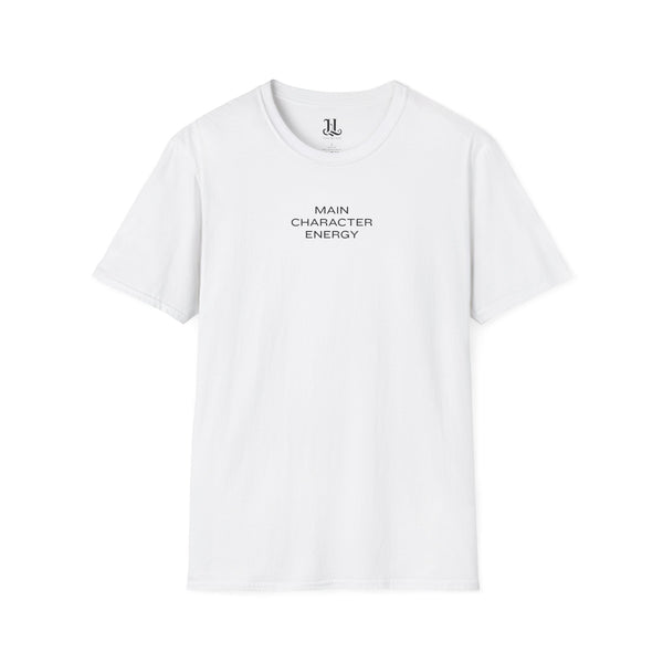 Main Character Energy T-Shirt for Everyday Vibes, Unisex Softstyle Tee, Casual Wear, Gift for Friends, Affirmation Shirt