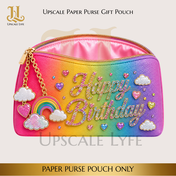 Happy Birthday Flat or Standing Paper Purse Gift Greeting™
