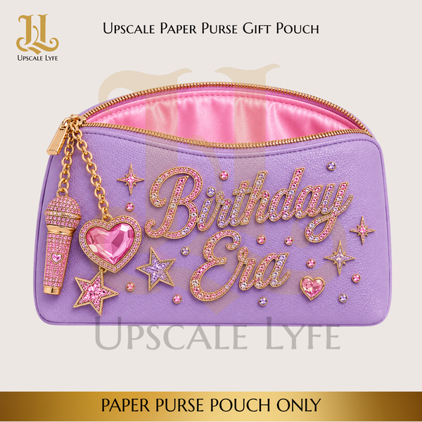 Birthday Era Flat or Standing Paper Purse Gift Greeting™