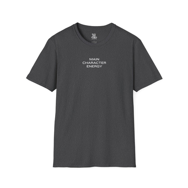 Main Character Energy T-Shirt for Everyday Vibes, Unisex Softstyle Tee, Casual Wear, Gift for Friends, Affirmation Shirt
