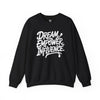 Inspirational Crewneck Sweatshirt, Cozy Motivational Sweater, Affirmation Gift for Her, Dream Empower Influence, Casual Everyday Wear, [...]