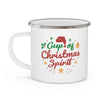 Cup of Christmas Spirit Enamel Camping Mug