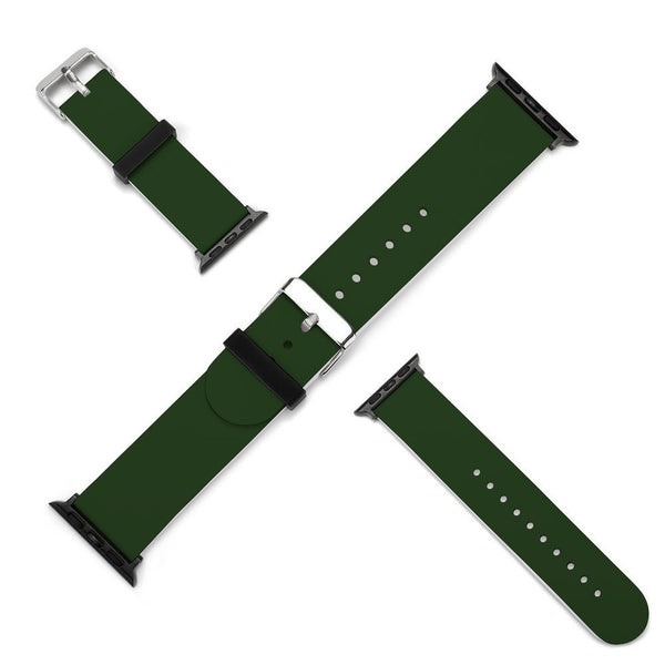Forest Green Silicone Apple Watch Band