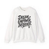 Inspirational Crewneck Sweatshirt, Cozy Motivational Sweater, Affirmation Gift for Her, Dream Empower Influence, Casual Everyday Wear, [...]