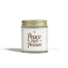 Peace Not Pressure Scented Candles with Peaceful Vibes, Relaxation, Gifts for Self-Care, Home Decor, Aromatherapy Essentials, Coconut Apricot Wax