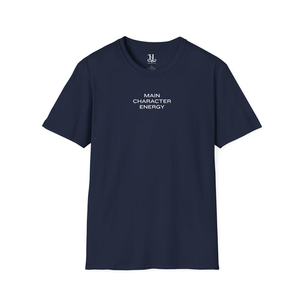 Main Character Energy T-Shirt for Everyday Vibes, Unisex Softstyle Tee, Casual Wear, Gift for Friends, Affirmation Shirt