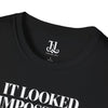 It Looked Impossible But God T-Shirt — Inspirational Christian Faith Tee