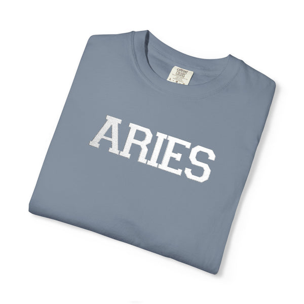 Zodiac Sign Personalized Embroidered T-Shirt