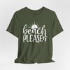 Beach Please Short Sleeve T-Shirt