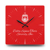 Delta Sigma Theta Sorority, Inc. 1913 Acrylic Wall Clock