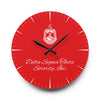 Delta Sigma Theta Sorority, Inc. 1913 Acrylic Wall Clock