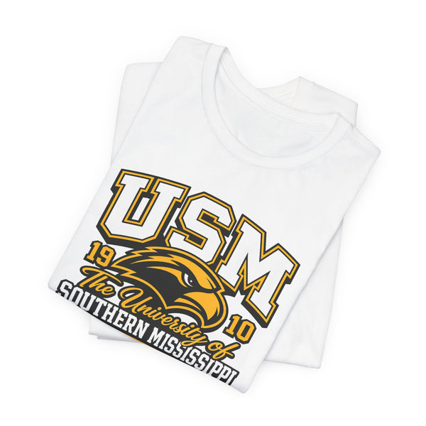 USM Golden Eagles T-Shirt — University of Southern Mississippi Vintage Logo Tee