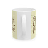 Peace Not Pressure Ceramic Mug - Inspirational Coffee Cup, Unique Gift for Tea Lovers, Spiritual Morning Mug, Motivational Kitchen Decor