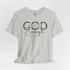 God Says I Am Enough Softstyle Jersey Short Sleeve T-Shirt Movitivational, Inspirational Tee