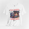 Cozy Nights and Christmas Lights Santa Christmas Unisex Jersey Short Sleeve T-Shirt