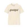 Grateful Unisex Softstyle T-Shirt - Perfect for Thanksgiving, Casual Wear, Gifts, Cozy Vibes, Everyday Comfort