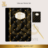 Upscale Notes Set - Luxury Black & Gold