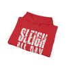 Sleigh All Day Hoodie, Christmas Sweatshirt, Cozy Holiday Apparel, Winter Loungewear, Gift for Him/Her, Seasonal Fashion