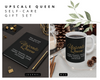 Upscale Queen Hardcover Journal, Mug & Pen Gift Set