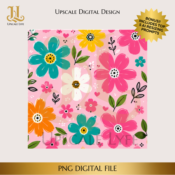 Flowers Digital Download PNG Instant Digital Only File