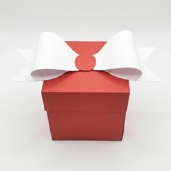 Upscale Money Moments™ – Red/White Pre-Filled Explosion Gift Box