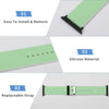 Mint Silicone Apple Watch Band