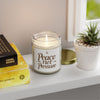 Peace Not Pressure Scented Candles with Peaceful Vibes, Relaxation, Gifts for Self-Care, Home Decor, Aromatherapy Essentials, Coconut Apricot Wax