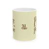 Peace Not Pressure Ceramic Mug - Inspirational Coffee Cup, Unique Gift for Tea Lovers, Spiritual Morning Mug, Motivational Kitchen Decor
