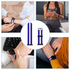 Blue & White Silicone Apple Watch Band
