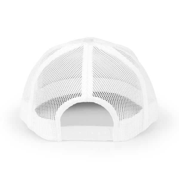 Personalized Trucker Hat — Retro Mesh Baseball Cap with Bold Text