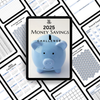 2025 Money Savings Challenge Digital Journal - Blue