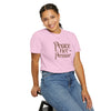 Peace Not Pressure T-Shirt, Cozy Casual Tee, Unisex Relaxed Fit, Mindfulness Gift, Stress Relief Apparel, Everyday Wear